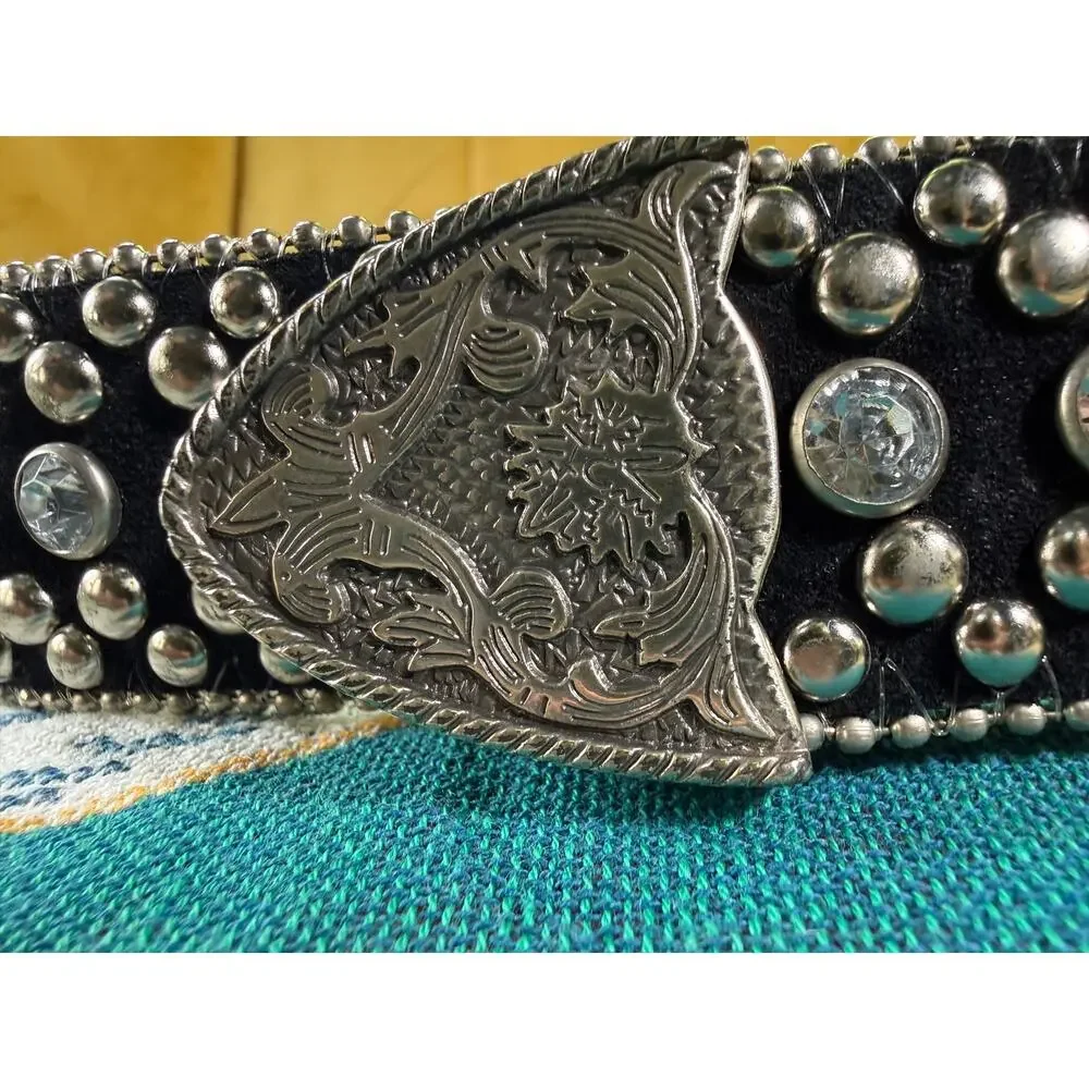 Studded belt Scene Emo Jersey Shore Y2K Early 2000 Club Bling Diamond Punk Rock